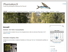 Tablet Screenshot of pharmakon.fr